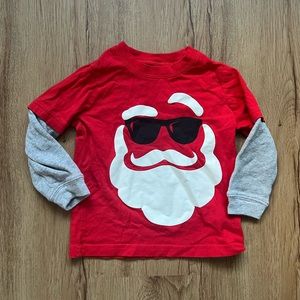 Carters Santa Tee